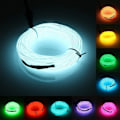 Pikkukuva 4 / 6: Auton sisätilojen LED-nauhavalot, USB-neonvalo, vilkkuva elektroluminesenssijohtovalo 6 mm:n ompelureunalla, tunnelmavalaistussarjat (5 m/16,5 jalkaa, punainen)