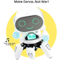 Miniatyrbillede 4 af 5: Pioneer Dansende Robot - Gående Dansende Elektronisk Robot Legetøj til Børn med Disco Blinkende Lys og Dansemusik - Batteridrevet Rose red