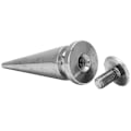 Miniatyrbild 8 av 10: 10set 10*26mm Koppar Kula Nitar Metall Stud med Skruv Set för DIY Läder Väska Sko(Silver)