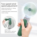 Miniatyrbillede 4 af 6: Bærbar Håndholdt Ventilator, Mini Genopladelig Håndventilator [9-15 Timers Arbejdstid], Bærbar USB Lille Lommeventilator, Personlig Ventilator, Gaver til Kvinder/G