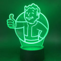 Miniatyrbild 1 av 7: 3D nattlampa pojkar flickor leksaksspel Fallout Shelter Color Cha
