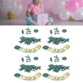 Miniatyrbillede 6 af 6: 400 stk. Grønt Konfettimiljøvenligt Papir Genanvendeligt Jungle Konfetti Baby Shower Konfetti til Dinosaur Temafest