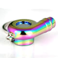 Miniatyrbilde 3 av 4: Kreativ Spinning Ny Krom Polert Gunmetal Svart Turbo Turbolader Nøkkelring Nøkkelkjede Ring Nøkkelring Nøkkelbrikke, Lag Fløytelyd