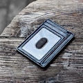 Miniatyrbillede 3 af 6: Slank Minimalistisk Forlomme RFID-Blokerende Læderpung til Mænd og Kvinder, Overraskelsesgaver til Mænd, Far og Bedstefar Blue