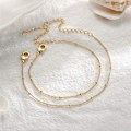 Miniatyrbild 5 av 5: Wekity Delikat Guld Armband för Kvinnor, Justerbart Skiktat Armband