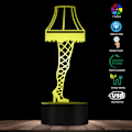 Miniatyrbild 8 av 8: 3D Illusion Nattlampa Optisk Illusion Benlampa från A Chr
