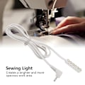 Miniatyrbillede 4 af 10: 0,3W 6-LED arbejdslampe til symaskine Justerbar magnetisk baselampe CN stik 220V