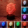 Miniatyrbillede 1 af 8: Natlampe Shrek 3D LED Akryl Lampe Hjem Decor Knappen Switch 7 Farver w Fjernbetjening
