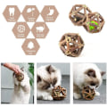 Miniatyrbild 3 av 6: Kattpinne bollar, ätbara för katter, Catnip Gall Fruit Bell Ba
