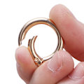 Miniatyrbild 6 av 10: 10 st legeringssnäpplås runda ringar konecting spänne kläder skor handväska tillbehör (guld)
