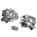 Pikkukuva 4 / 5: 100 sarjaa tyhjiä nappimerkkiosia DIY-painikkeenvalmistuskoneelle Ruosteenesto Nappivalmistajan tarvikkeet käsitöihin 58mm/2.3in