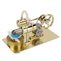 Miniatyrbillede 10 af 10: Stirling Motor Model - Lærende og udsøgt finpoleret Stirling Motor Model Videnskabeligt eksperimentlegetøj