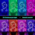 Miniatyrbillede 4 af 8: 3D Harry & Styles Natlys Lampe til Børn Farveskiftende Edward Gave Gave til Fans Soveværelse Dekoration Lys Led Arbejdsbord Lampe …
