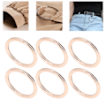 Miniatyrbillede 1 af 5: 20 stk. metalringe 4x32mm jern robuste holdbare multifunktionelle udsøgte metal O-ringe Gold