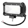 Miniatyrbillede 4 af 11: 240W 2-Rækkers 5 tommer Aluminium Bil LED Arbejdslys Bar Auto Kørsel Lampe Sort