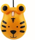 Super söt tigerformad trådbunden mus Cartoon Mini Mouse Novelt