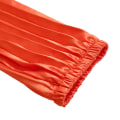 Pikkukuva 7 / 8: Lyhythihainen korkeavyötäröinen vyöllä varustettu A-linjainen lyhyt mekko (oranssi M)
