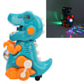 Miniatyrbild 2 av 5: Automatisk bubbelblåsningsmaskin Universal elektrisk plastbubbeldinosaurie för barn