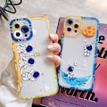 Miniatyrbild 2 av 6: Kompatibel med iPhone 12 Pro Max Clear Case Kvinnor Flickor Cu