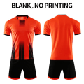 Miniatyrbild 1 av 7: Anpassade fotbollströjor för män 100 % polyester fotbollströjor klubblagsträning fotbollskläder uniform set för vuxna 6316 Orange 3XS