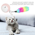 Miniatyrbild 4 av 7: Automatisk rullande boll 2 hastigheter Smart LED-ljusutsändande elektrisk interaktiv katt leksak för katter Vattenmelon