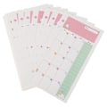 Miniatyrbillede 2 af 8: 45 stk. Løsblad Refill Filler Papir Planner 6 Ringe Binder Papir Sider (A6 Månedlig Plan)