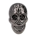 Pikkukuva 4 / 10: 20 kpl DIY 15,66 x 25,24 mm Punk-niitit, goottilaiset koristeet / kenkien tarvikkeet 88 Ghost Head Gun -väri