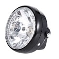 Miniatyrbild 3 av 9: DC 12V Retro Stil Motorcykel Framlykta med LED Blinkers