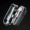 Miniatyrbilde 4 av 5: 2-pak Kompatibel for Apple Watch Case 45mm [INGEN Skjermbeskytter] Series 7 Hard PC Bumper Case Beskyttende Dekselramme