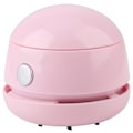 Miniatyrbilde 2 av 10: Mini gjenladbar bærbar skrivebordsstøvsuger støvsamler rengjøringsmaskin (rosa)