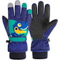 Miniatyrbilde 1 av 6: Skihansker for barn, vinterhansker for snø, vanntette og varme hansker for snowboard, aking Dark blue M