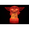 Miniatyrbild 2 av 8: 3D Illusion Star-Wars Nattlampa 16 Färgförändrande Nig
