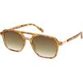 Miniatyrbillede 1 af 5: Retro Aviator Solbriller til Kvinder Mænd, Trendy Rektangulære Dame Herre Solbriller SJ2202