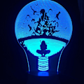 Miniatyrbild 5 av 7: 3D Nattlampa Uchiha Itachi 3D Visual Illusion LED Cha
