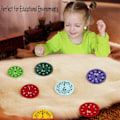 Pikkukuva 6 / 8: Matemaattiset fidget-spinnerit, matemaattisten tosiasioiden fidget-spinneri, yhteenlasku- ja vähennyslasku-fidget-spinneri lelu lapsille, matematiikan oppimis- ja koulutuslelupeli Add and subtract 9 PCS