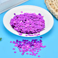 Pikkukuva 4 / 9: 50G DIY PVC ei reikää pyöreä paljetti lava häävaatteet tarvikkeet (Laser Rose Red 2mm)