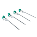 Pikkukuva 2 / 10: 4 kpl Laboratorioleikari Retortti Prong Jaw 2 sormen leveyden säädettävä kumi leuat Labs Universal Clamp