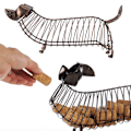 Miniatyrbillede 7 af 7: Gravhund Vinkorkholder Moderne Livagtig Rustforebyggelse Vinkorkholdere Dekorative til Opbevaring af Samlinger
