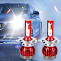 Pikkukuva 4 / 11: 2 kpl FS35 H4 6000K/8000K 36W Auton COB LED-ajovalot 8000LM Sumuvalot