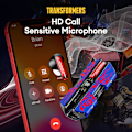 Miniatyrbilde 4 av 6: Transformers TF-T01 True Wireless Earbuds Bluetooth 5.4 Hodetelefoner Bass Stereo Øretelefoner, Bluetooth Ørepropp i Øret Støydempende Mikrofon, 60H Spilletid Optimus Prime