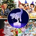 Miniatyrbild 5 av 7: Dinosaurie Leksaker, T Rex 3D Nattlampa med Fjärrkontroll & Smart Touch Leksaker Presenter 2 3 4 5 6 7 8 År Gammal Pojke Födelsedagspresenter (2 Paneler)