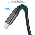 Miniatyrbild 2 av 5: FOR iPhone-laddare 3 meter, Lightning-kabel Lång 3 meter, F