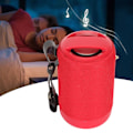 Miniatyrbild 1 av 6: Bluetooth-högtalare multifunktionell IPX5 vattentät stark bas stereoljud handsfree-samtal bärbar trådlös högtalare för hemresa fest Red