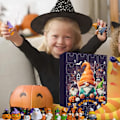 Miniatyrbillede 4 af 4: 2024 Ny Halloween Nisse Adventskalender - 24 Dages Halloween Nedtælling - Søde Mini Nissefigurer Legetøj Gaver til Børn Type A