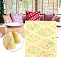 Miniatyrbild 5 av 10: Växtblomma Bomullsduk Blommig Patch Work DIY Handgjorda Material Sytillbehör400312-Stray Path-Gul