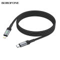 Miniatyrbild 3 av 5: Borofone BU30 Lynk & Co PD intelligent power-off datakabel