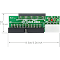 Miniatyrbillede 4 af 5: 2,5 til 3,5 IDE-adapter, 2,5 tommer 44-bens harddiskdrev til bærbar IDE til 40-bens 3,5 tommer stationær pc PATA-portkonverterkortadapter (IDE 2,5 til 3,5), 2 stk.