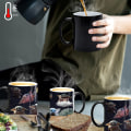Miniatyrbild 5 av 6: Värmefärgskiftande mugg, WmanCok 11 oz magisk keramisk kopp för kaffe te mjölk, Yoda