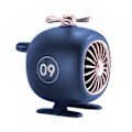 Miniatyrbild 1 av 3: Bluetooth-högtalare helikopterutseende design bärbar subwoofer