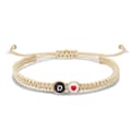 Wekity Initial Armband Dam Teen Flickor Flätad Rep Fläta